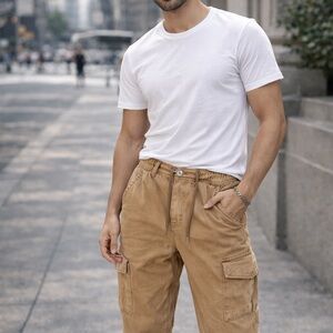 Jordan Tan cargo pants size medium